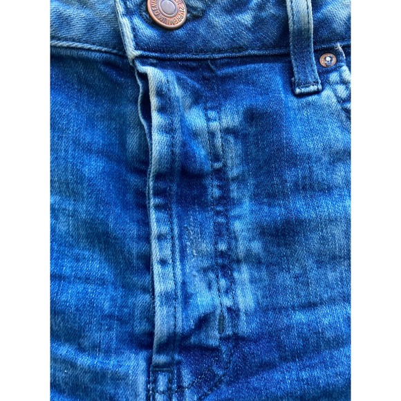 Forever 21 Distressed Short Cut-Off Jean Shorts 29in Waist (Sz8) - Picture 3 of 16